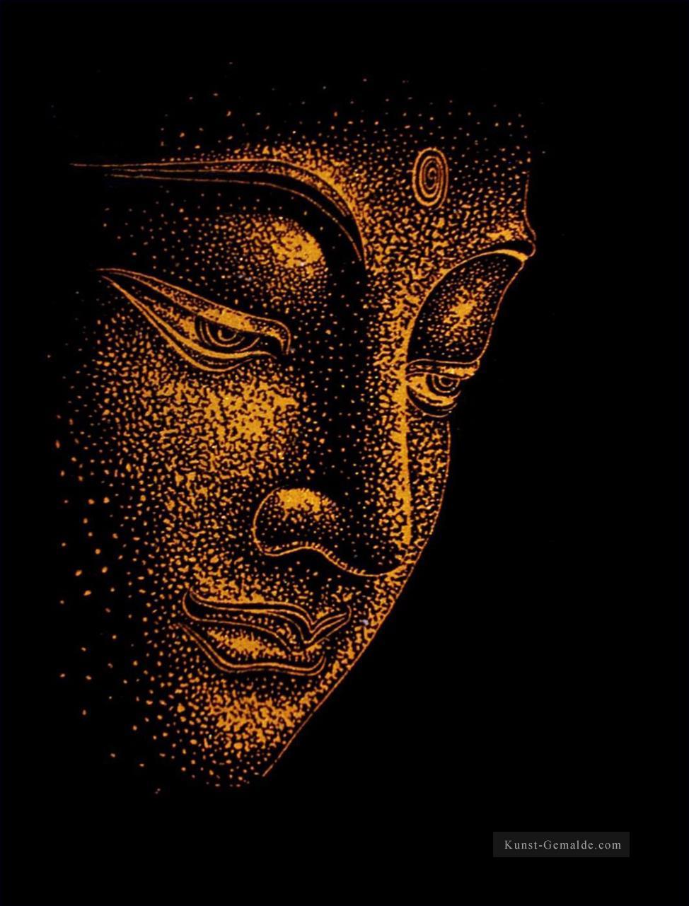 Buddha Kopf POP Kunst Buddhismus Ölgemälde